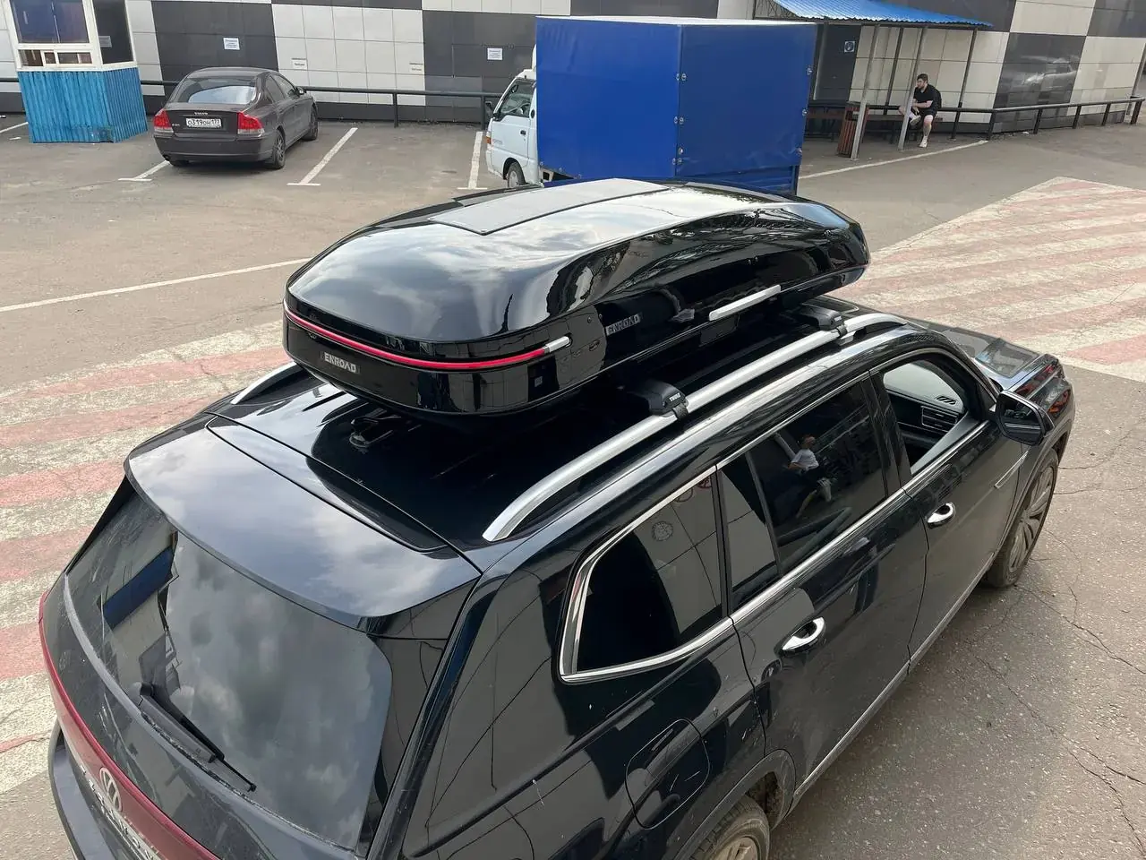 Установка автобокса ENROAD на Volkswagen Teramont в магазине БоксТим