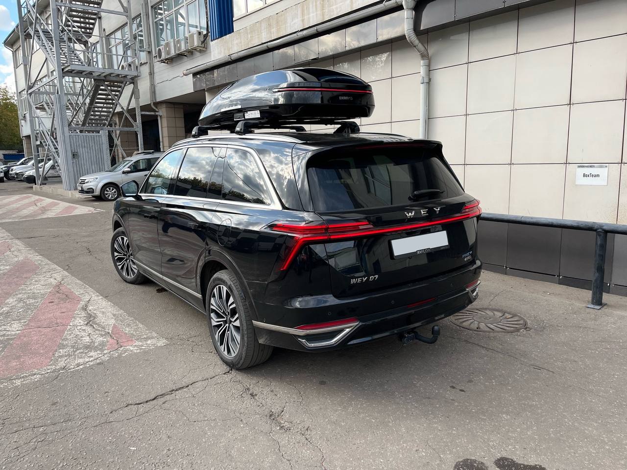 Установка автобокса ENROAD на WEY 07 в магазине БоксТим