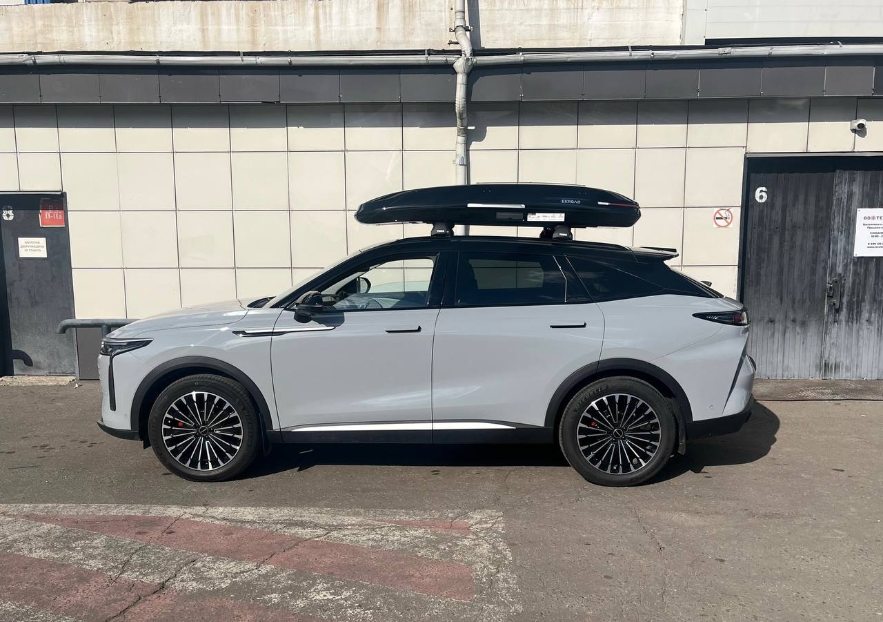 Установка автобокса ENROAD на Exeed RX в магазине БоксТим